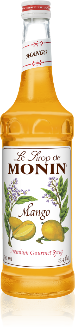Monin Mango Syrup, Clean Label, 1L.