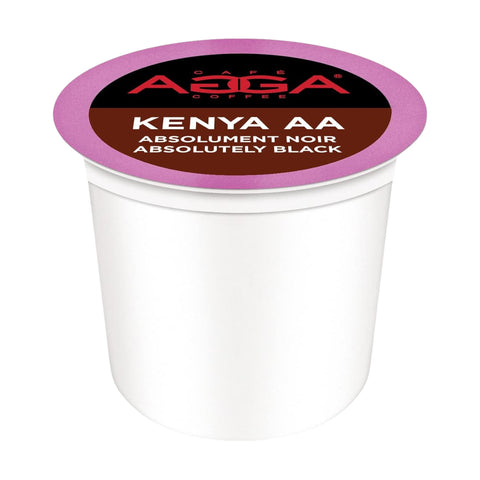 Cafe Agga Kenya AA Single Serve K-Cup® Coffee Pods, Box of 16
