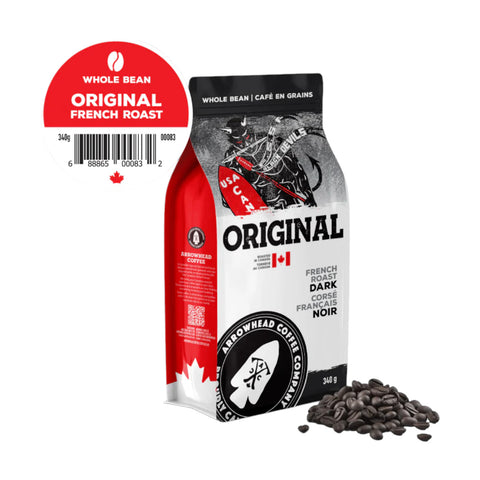 Arrowhead Original, French Dark Roast Whole Beans Coffee, 340g