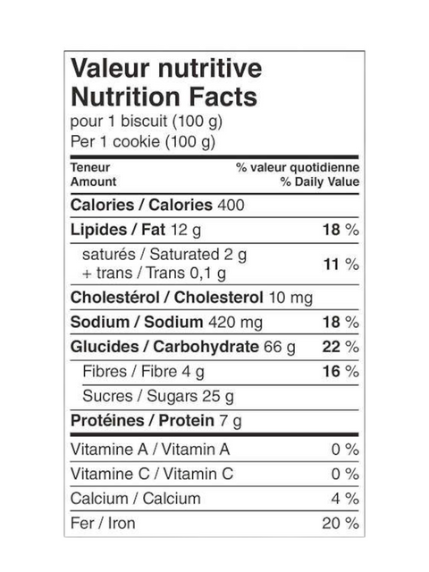 Big Daddy Oatmeal Cookie, 100 g