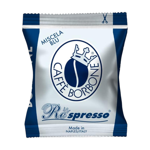 Caffe Borbone Respresso Espresso Miscela Blu Blend, 50 Nespresso® Compatible Capsules -Original LIne