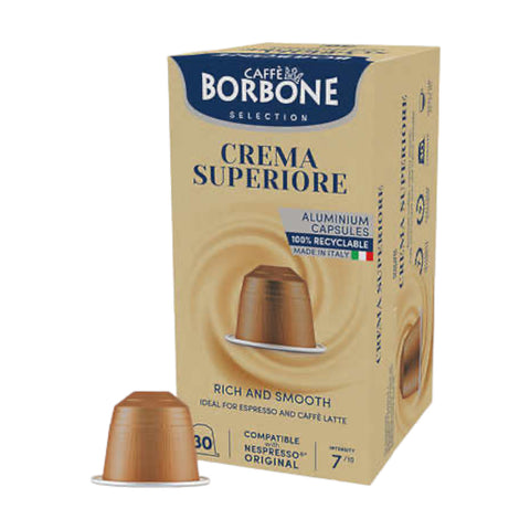 Caffé Borbone Crema Superiore 30 Nespresso® Compatible Capsules - Original Line