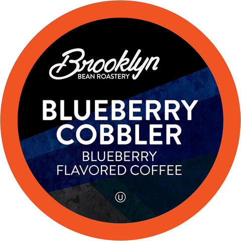 Brooklyn Beans Blueberry Cobbler Coffee Pods Flavored Gourmet Pack, , 40 Count