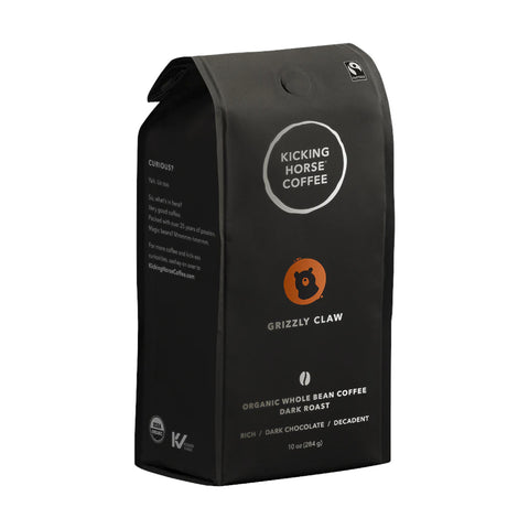 Kicking Horse Coffee, GRIZZLY CLAW, Whole Beans, 454gr.