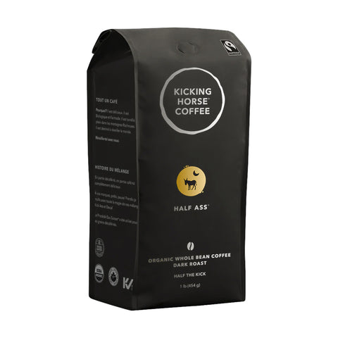 Kicking Horse Coffee, HALF ASS, Whole Beans, 454gr.
