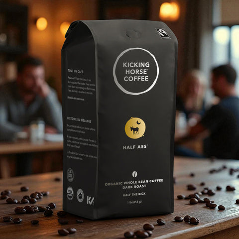 Kicking Horse Coffee, HALF ASS, Whole Beans, 454gr.
