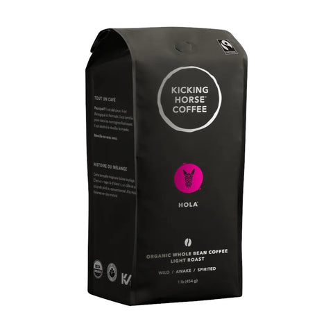 Kicking Horse Coffee, HOLA, Whole Beans, 454gr.