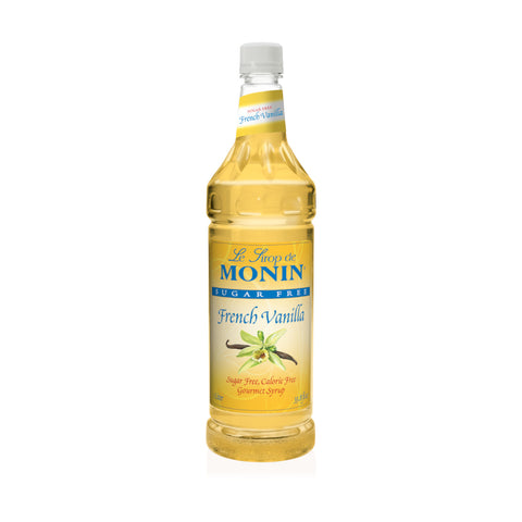 Monin Sugar Free French Vanilla Syrup, 1L.