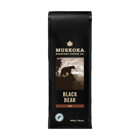 Muskoka Roastery Black Bear Dark Roast Whole Beans Coffee, 454g