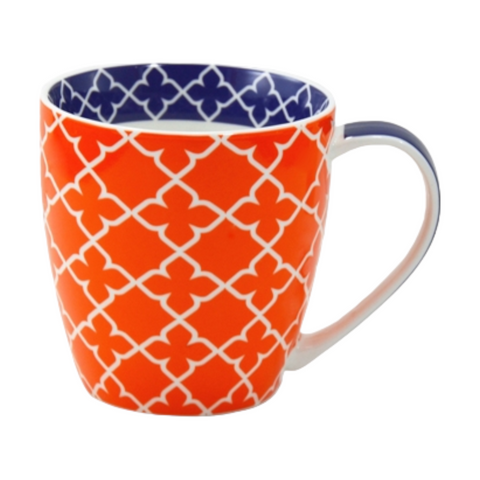 2-Piece Mug Set, Orange –500ml.(17oz)