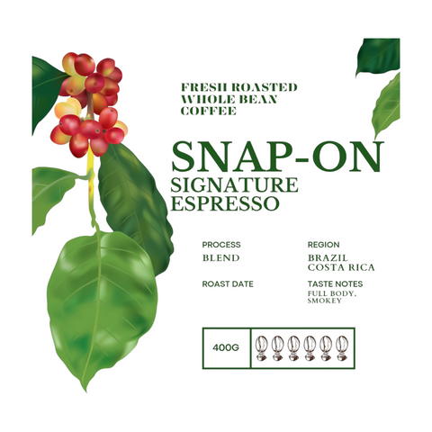 SNAP-ON, Bean Here Bean There Signature Roast Coffee Beans, 400g.