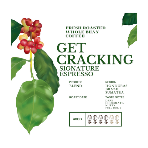 GET CRACKING, Bean Here Bean There Signature Roast Coffee Beans