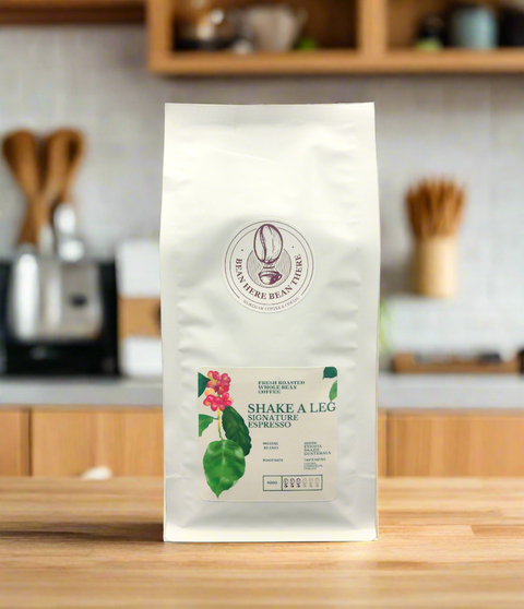 SHAKE A LEG, Bean Here Bean There Signature Roast Coffee Beans, 400g