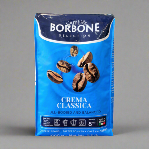 Caffè Borbone Crema Classica Whole Bean Coffee, 1kg.
