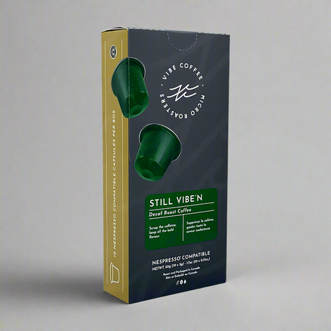 Vibe Coffee Still Vibe'N Decaf Nespresso® Compatibles, Box of 10 Capsules