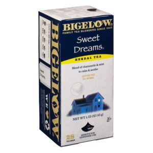 Bigelow Sweet Dreams Herbal Tea, Box of 28 Tea Bags