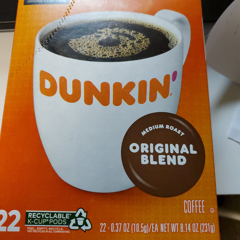 Dunkin Donuts Original Blend Single Serve K-Cup® Coffee Pods