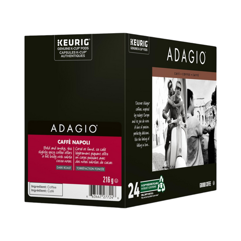 Adagio Caffe Napoli Single Serve K-Cup® Coffee Pods