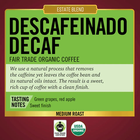 Barrie House Descafeinado Fair Trade Single Serve K-Cup® Coffee Pods