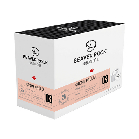 Beaver Rock Creme Brulee Single Serve K-Cup® Coffee Pods, 25 pack