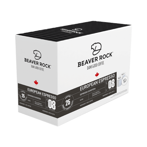 Beaver Rock Euro Espresso Single Serve Coffee K-Cup® Coffee Pods