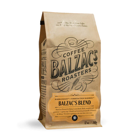 Balzac's Coffee Roasters Balzac's Blend Whole Bean Coffee 340grh