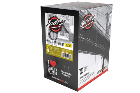 Brooklyn Bean Breakfast Blend Decaf Single Serve K-Cup® Coffee Pods
