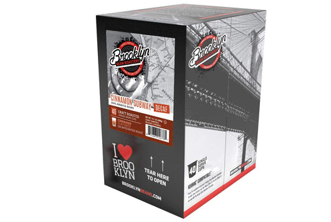 Brooklyn Bean Cinnamon Subway DECAF Single Serve K-Cup® Coffee Pods