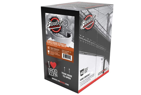 Brooklyn Bean Gingerbread Man Single Serve K-Cup® Coffee Pods