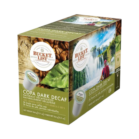 Bucket List Copa Dark Decaf Single Serve K-Cup® Coffee Pods
