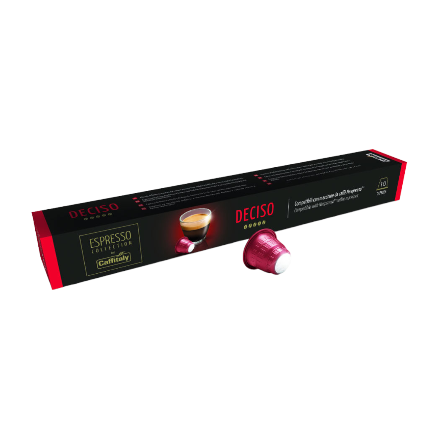 Caffitaly Nespresso Compatible Deciso Original line Single Serve