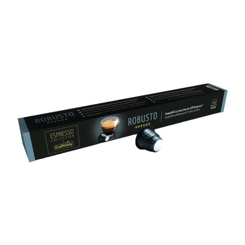 Caffitaly Nespresso Compatible Robusto Single Serve Coffee 10 pack Original Line