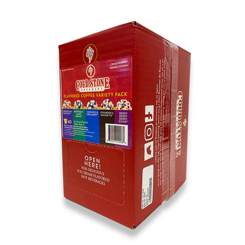Cold Stone Creamery Single Serve K-Cup® Coffee Pods Variety Pack, 40 pods