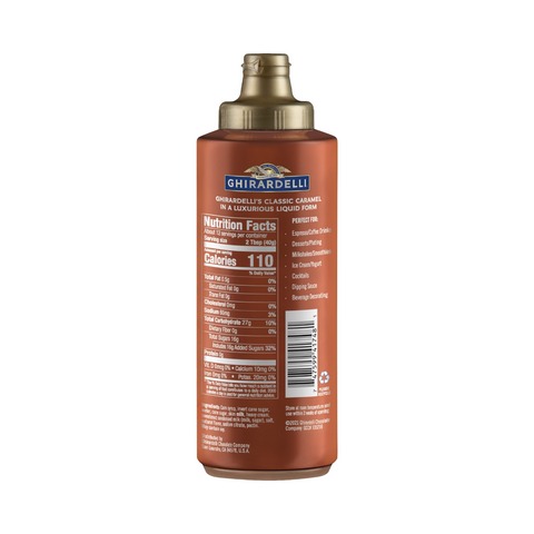 Ghirardelli Caramel Sauce Squeeze Bottle, 16oz