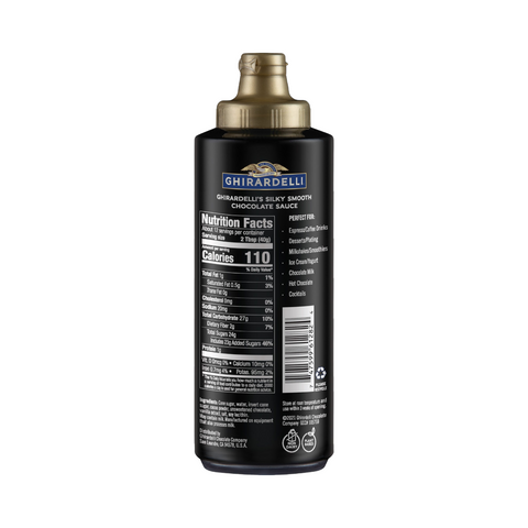 Ghirardelli Black Label Chocolate Sauce Squeeze Bottle 16oz