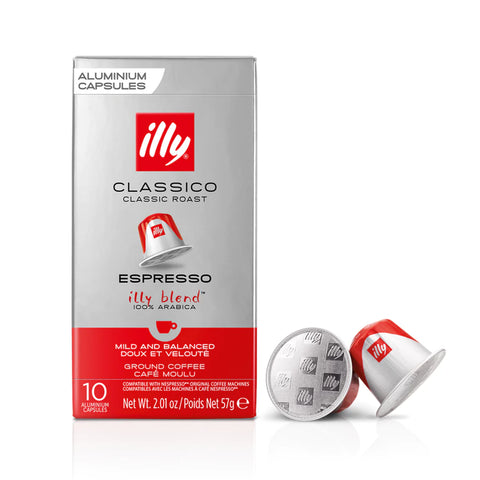 Illy Classico Espresso Nespresso Compatible Capsules 10 Pack