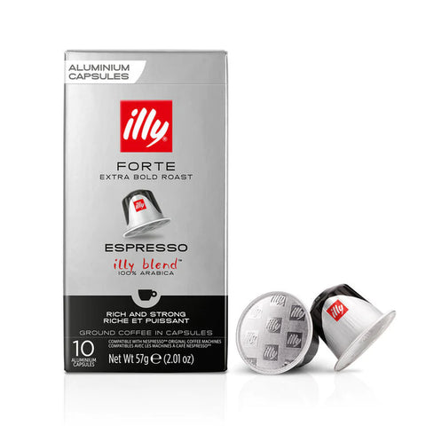 Illy Forte Roast Espresso Nespresso Compatible Capsules 10
