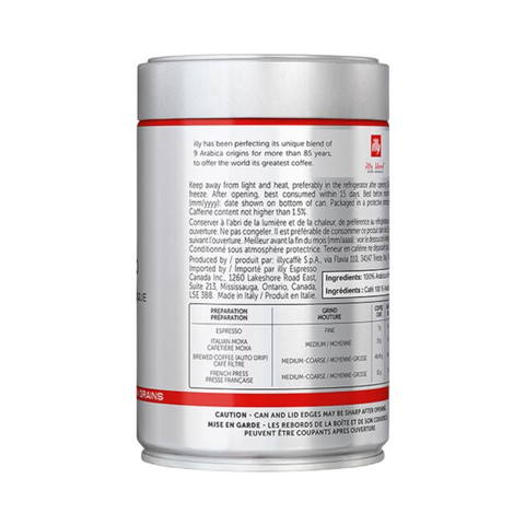 illy Medium Roast Whole Bean Coffee 250g.