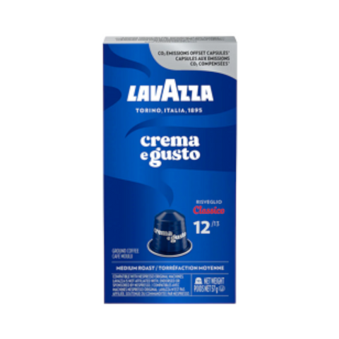 Lavazza Crema e Gusto Nespresso® Compatible Single Serve Coffee, 10 Capsules - Original Line