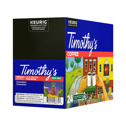 Timothy's Decaf Colombian Single Serve Coffee K-Cup® 24 Pods