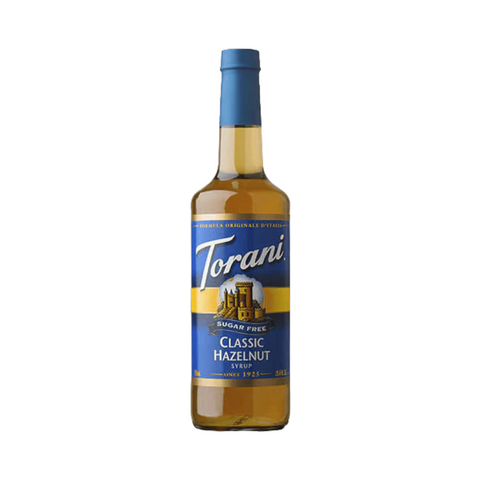 Torani Sugar Free Classic Hazelnut Syrup 750ml