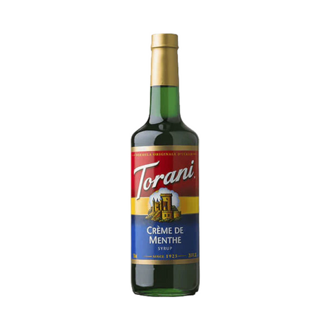 Torani Creme De Menthe Syrup 750ml.