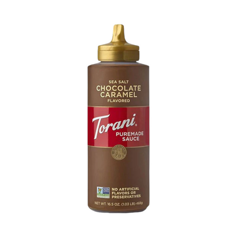 Torani Puremade Sea Salt Chocolate Caramel Sauce 468g