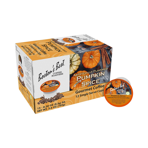 Boston's Best Pumpkin Spice Single Serve K-Cup® Coffee Pods, Box of 12