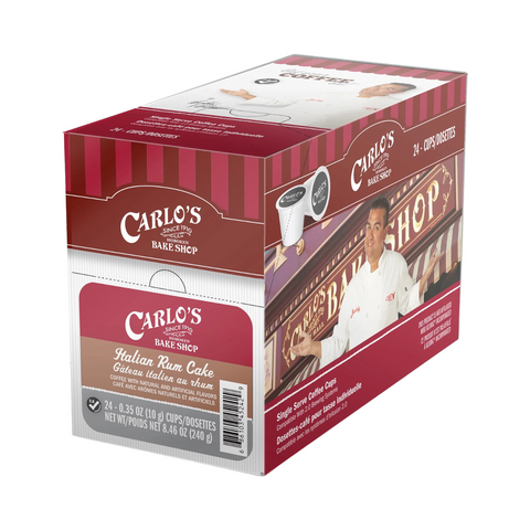 Carlo's Bake Shop Italian Rum Cake Single Serve K-Cup® Coffee Pods