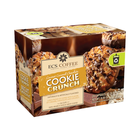 ECS Coffee Coconut Caramel Chocolate Cookie Crunch Single Serve K-Cup® Coffee Pods