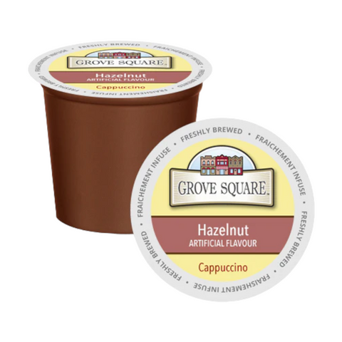 Grove Square Hazelnut Cappuccino Single Serve 24 pack