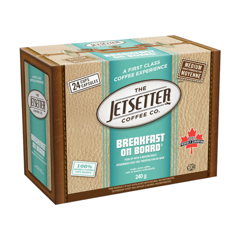 Jetsetter Breakfast on Board Single Serve Coffee 24 Pack