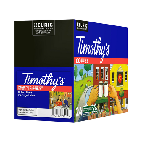 Timothy's Italian Roast Single Serve Coffee K-Cup® 24 Pods