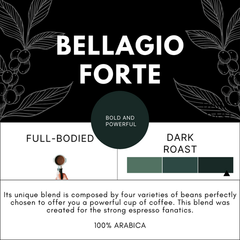 Cafe Agga Bellagio Forte Espresso Single Serve Coffee; Nespresso® Compatible, 10 Capsules - Original Line